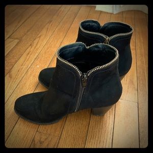 Black ankle boots